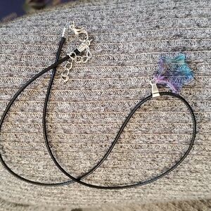 Glass Star necklace pendant